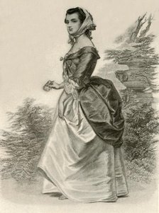 'Dress of a young Virginia lady', c1775, (1937). Creator: Unknown.