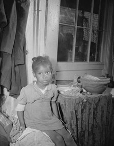 Young girl who lives near the Capitol, Washington, D.C., 1942. Creator: Gordon Parks.