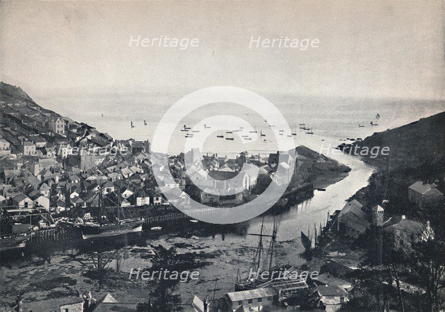 'Looe - View from the Hills, Showing the Estuary', 1895. Artist: Unknown.