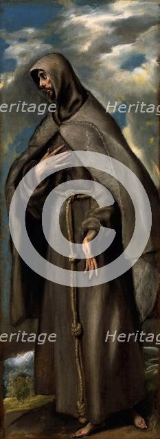 Saint Francis of Assisi, ca 1590. Creator: El Greco, Dominico (1541-1614).