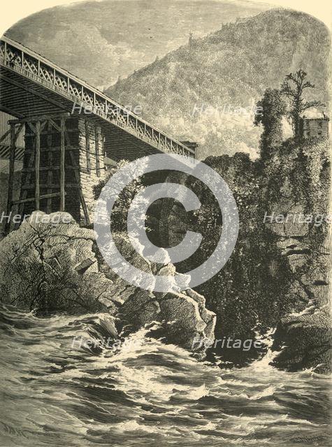 'The West Branch of Bellows Falls', 1874. Creator: James L. Langridge.