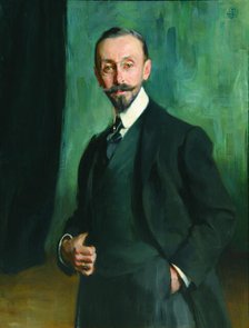 Portrait of Count Dmitry Ivanovitch Tolstoy (1860-1941), 1901. Creator: Braz, Osip Emmanuilovich (1872-1936).