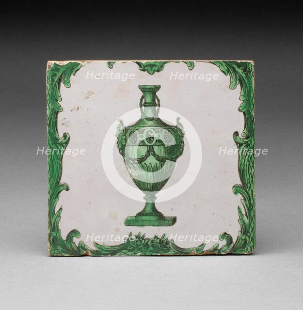 Tile, Liverpool, 1775/80. Creator: Unknown.