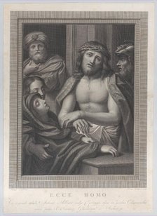 Ecce Homo, with Pontius Pilate behind him at left, the Virgin fainting at lower left,..., 1783-1812. Creator: Stefano Tofanelli.
