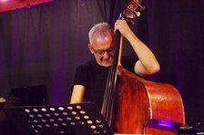 Liran Conan, Guido Spannocchi Quartet, Verdict Jazz Club, Brighton, East Sussex, Sept 2023. Creator: Brian O'Connor.