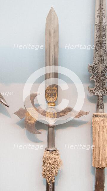 Halberd of the Swiss Guard of Johann Georg II of Saxony (reigned 1656-80), German, dated 1680. Creator: Unknown.