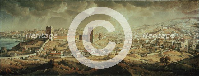 Feodosiya. The Crimea, 1930. Artist: Bogayevsky, Konstantin Fyodorovich (1872-1943)