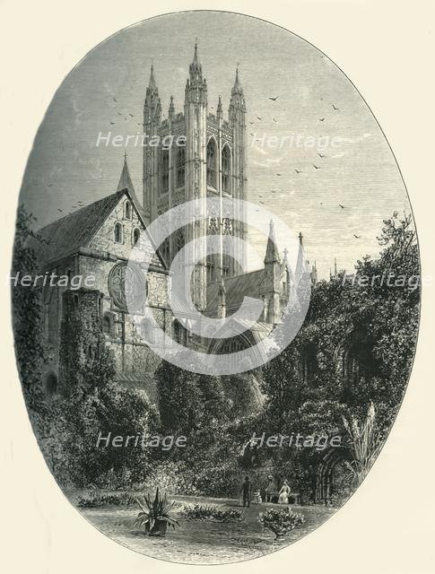 'Bell Harry Tower, Canterbury Cathedral', c1870.