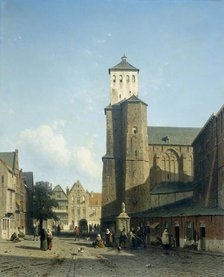 St Denis Church in Liège, 1850-1860. Creator: Jan Weissenbruch.