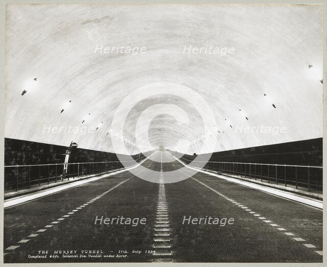 Queensway Tunnel, Liverpool, 1934. Creator: Stewart Bale Limited.