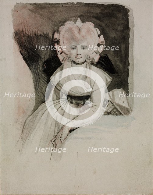 Portrait of the Artist's Wife. Artist: Füssli (Fuseli), Johann Heinrich (1741-1825)