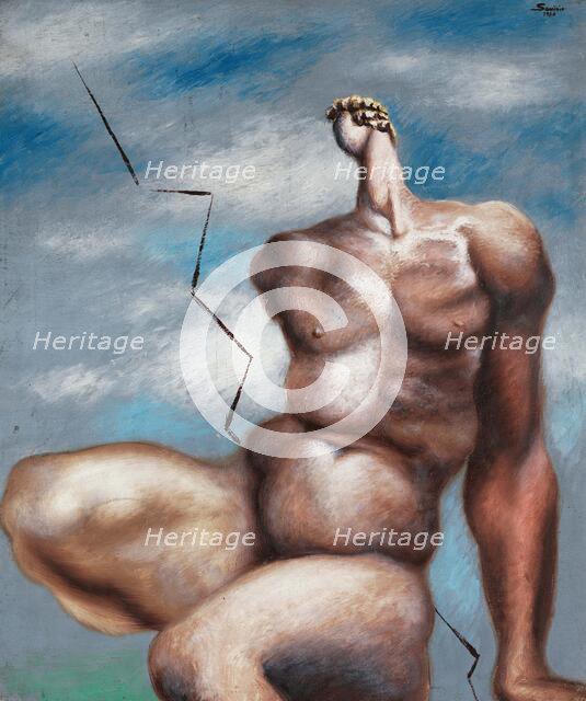 The Wrath of Achilles, 1930. Creator: Savinio, Alberto (1891-1952).