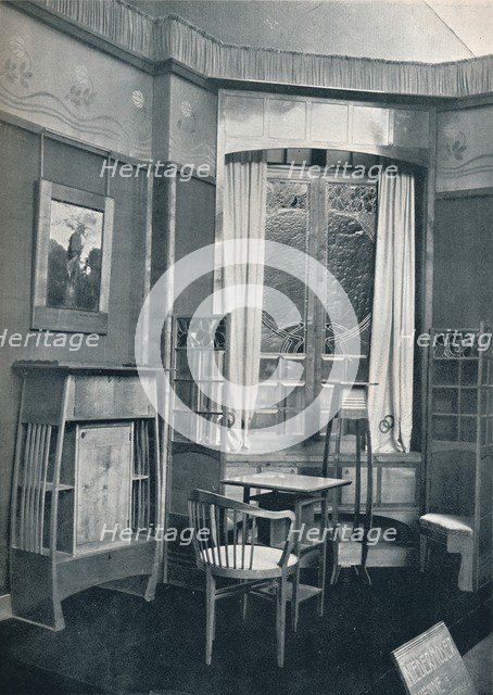 'Interior. Decorated by M. Niedermoser', c1900. Artist: Unknown.