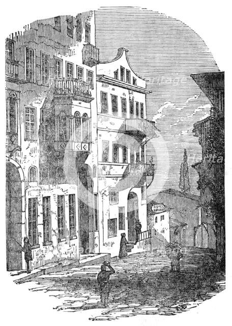 The English and French Army Post-Offices at Pera, 1854. Creator: Unknown.