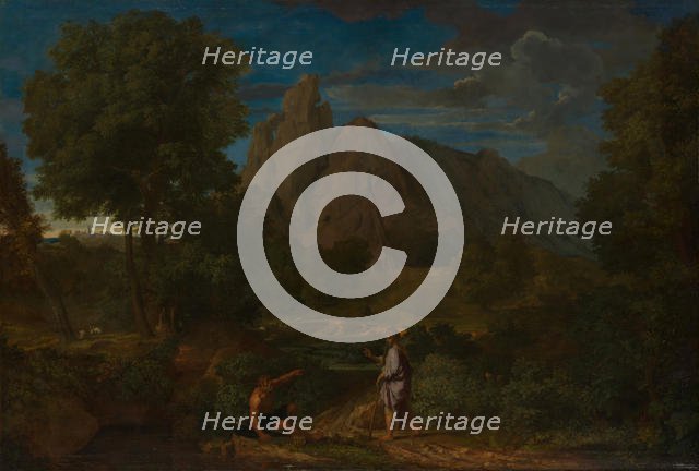 Mercury and Battus. Creator: Francisque Millet.