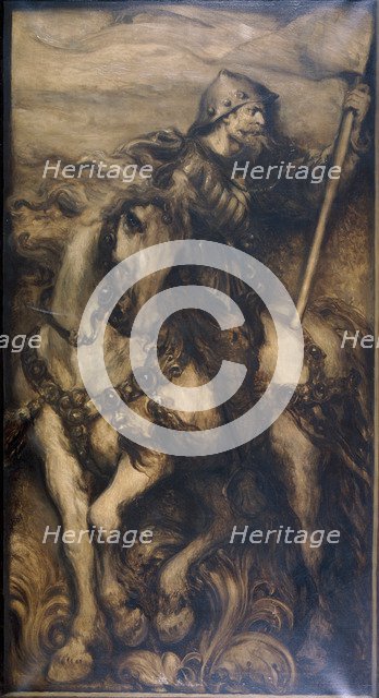 'A Standard Bearer', 1886. Artist: Sir John Gilbert