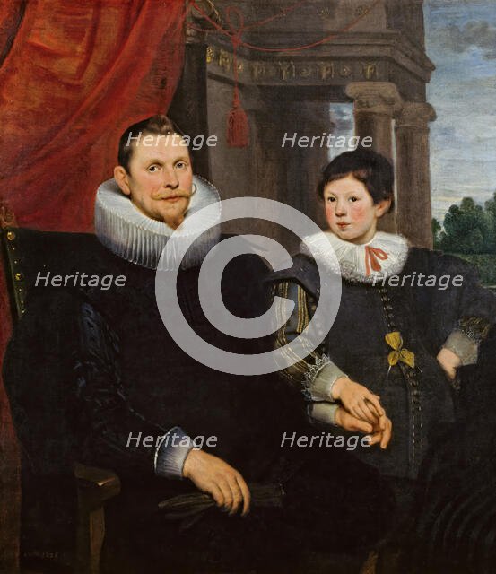 Portrait of a Father and Son, 1626. Creator: Cornelis de Vos.
