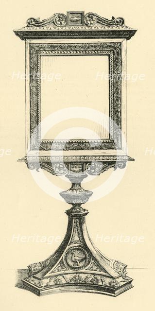 Standing mirror, c1510, (1881).  Creator: Andrew Fingar Brophy.