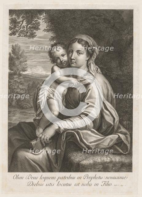 Madonna and Child. Creator: Jean Louis Roullet (French, 1645-1699).