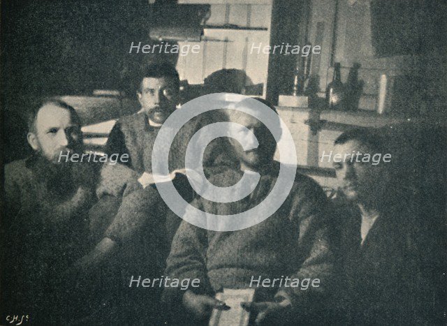 'The Saloon Was Converted Into A Reading-Room', 1893-1896, (1897). Artist: Unknown.