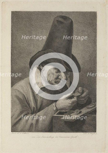 Peasant with Coins, Second Half of the 18th cen.. Artist: Hess, Carl Ernst Christoph (1755-1828)