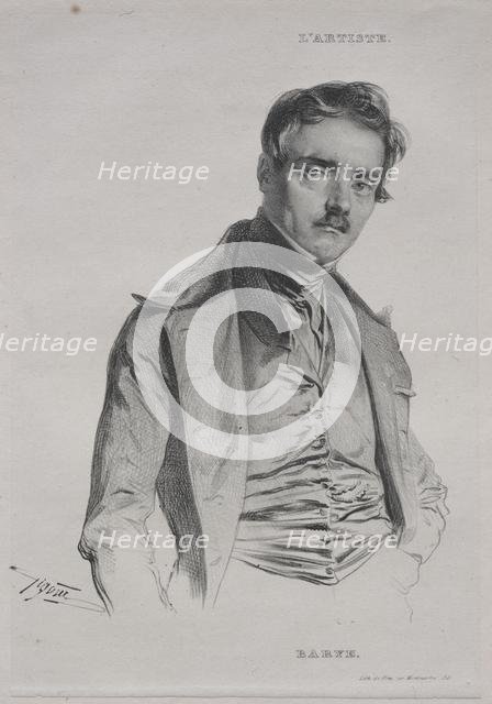 Antoine-Louis Barye. Creator: Jean Francois Gigoux (French, 1806-1894).