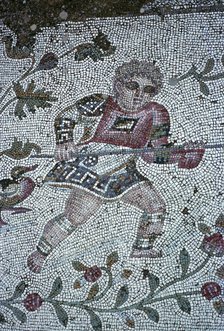 Floor mosaic from a Roman villa. Artist: Unknown