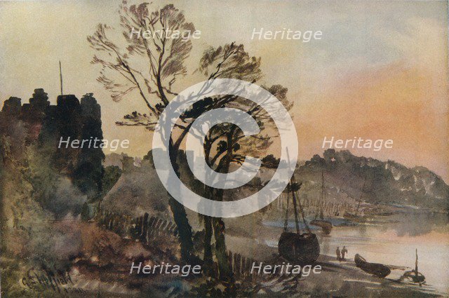 'Conway Bay', 1880. Artist: George Sheffield.