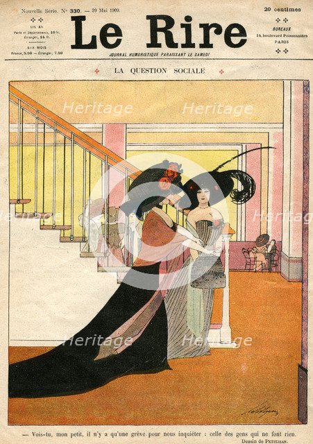 Front cover of Le Rire, or Laughter, 29th May 1909. Artist: Petitjean