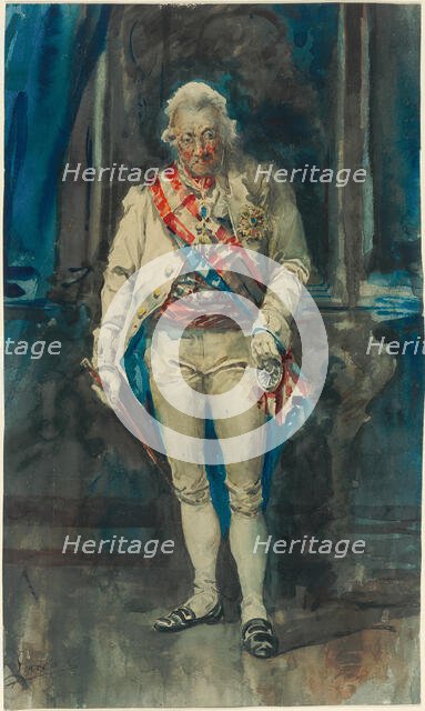 King Charles IV of Spain, n.d. Creator: Eugenio Lucas Velázquez.