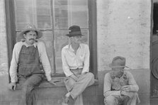 Frank Tengle, Bud Fields, and Floyd Burroughs..., Hale County, Alabama, 1936. Creator: Walker Evans.