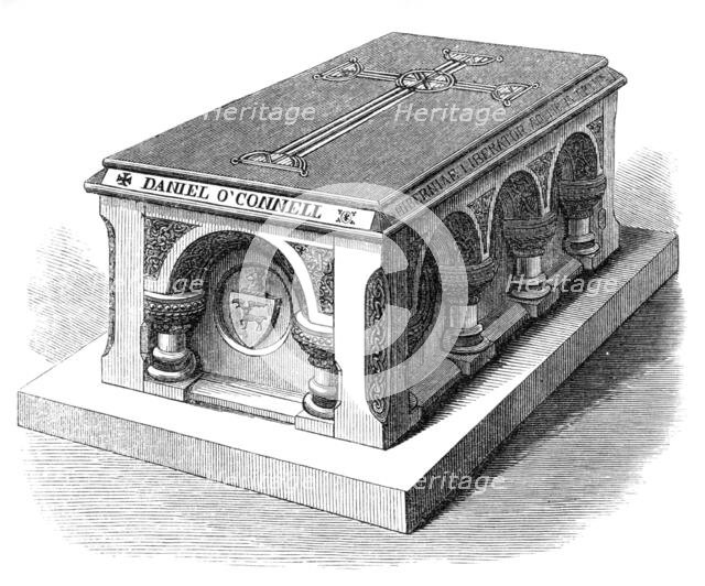 The Tomb of Daniel O'Connell in Prospect Cemetery, Glasnevin, Dublin, 1869. Creator: Unknown.