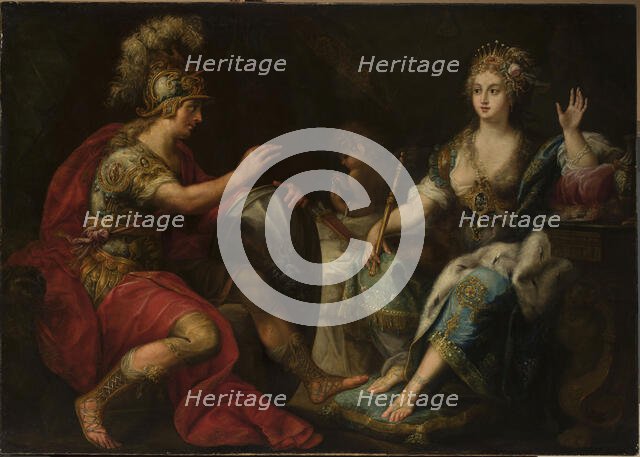 Aeneas and Dido, 17th century. Creator: Pasinelli, Lorenzo (1629-1700).