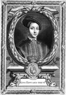 Edward VI, King of England.Artist: Edward Lutterell