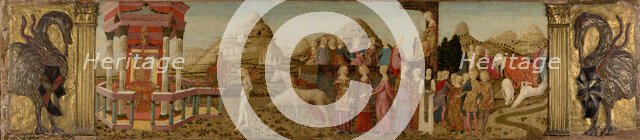Triumph of Chastity, mid-1460s. Creator: Francesco di Giorgio Martini.