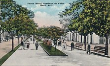 'Paseo Martí, Santiago de Cuba', c1910. Creator: Unknown.