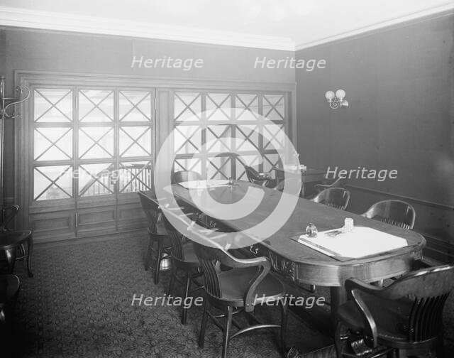 Director's room, 34th St. National Bank, New York City, between 1900 and 1910. Creator: Unknown.