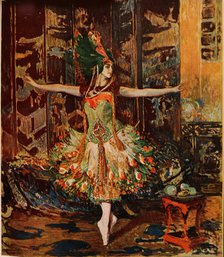Tamara Karsavina. Cover of the Jugend Magazine, 1914. Artist: Blanche, Jaques-Èmile (1861-1942)