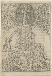 The Holy Mountain, folio 3 from The Holy Mountain (Monte Sancto di Dio), 1477. Creators: Baccio Baldini, Antonio Bettini.