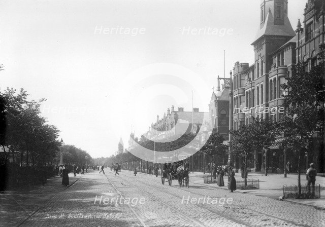 Lord Street, Southport, Lancashire, 1890-1910. Artist: Unknown