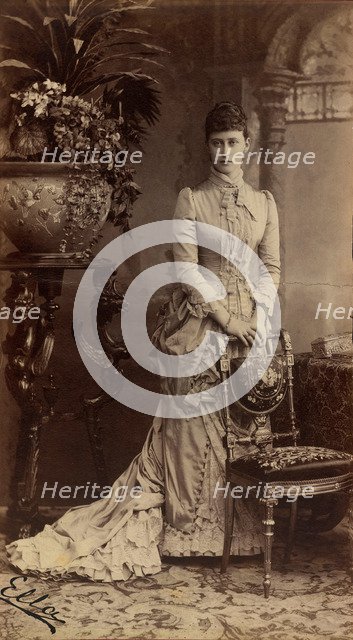 Portrait of Grand Duchess Elizaveta Fyodorovna (1864-1918), Princess Elizabeth of Hesse and by Rhine