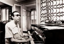 Vincenç Montoliu Massana , known as Tete Montoliu (1933 - 1997), Catalan musician, playing the pi…