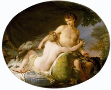 Venus and Adonis, mid-late 18th century. Creator: Hugues Taraval.