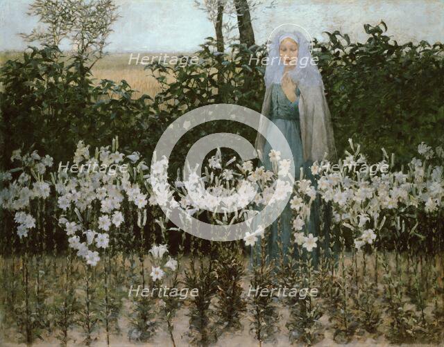 The Annunciation, 1887. Creator: George Hitchcock.