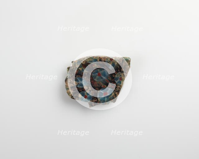 Fragment, slightly concave, Ptolemaic Dynasty or Roman period, 100 BCE-100 CE. Creator: Unknown.