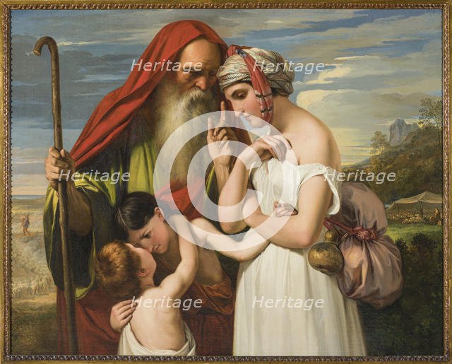 The Expulsion of Hagar, 1844. Creator: Bezzuoli, Giuseppe (1784-1855).