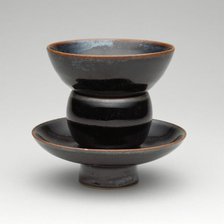 Cup and Cupstand, Northern Song dynasty (960-1127), 11th century. Creator: Unknown.