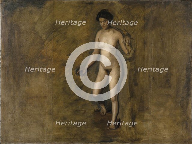 William Rush's Model, 1908. Creator: Thomas Eakins.