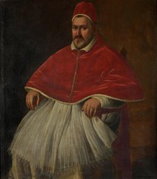 Portrait of Pope Paul V (1552-1621) Copy after Caravaggio, after 1605. Creator: Leoni; Lodovico (1531-1606).