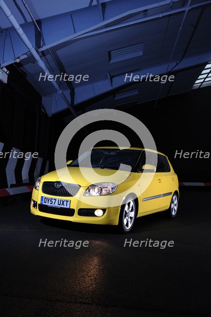 SKODA Fabia 2007. Artist: Simon Clay.